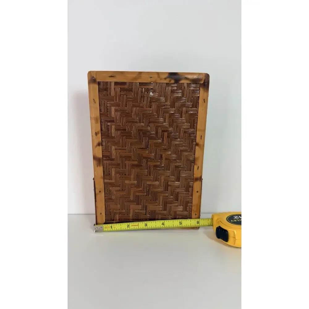 Decorative Wood Bamboo Ratton Storage